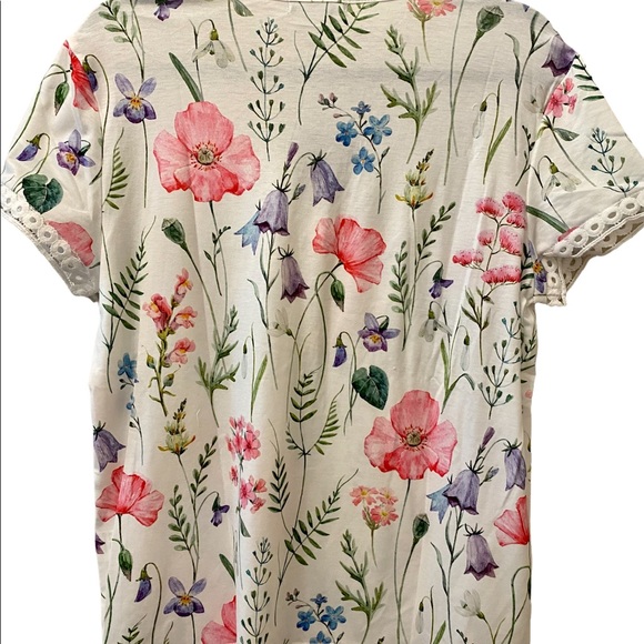 Summer V neck floral top - Picture 2 of 4